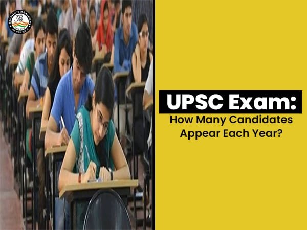 How many candidates appear for UPSC every year?