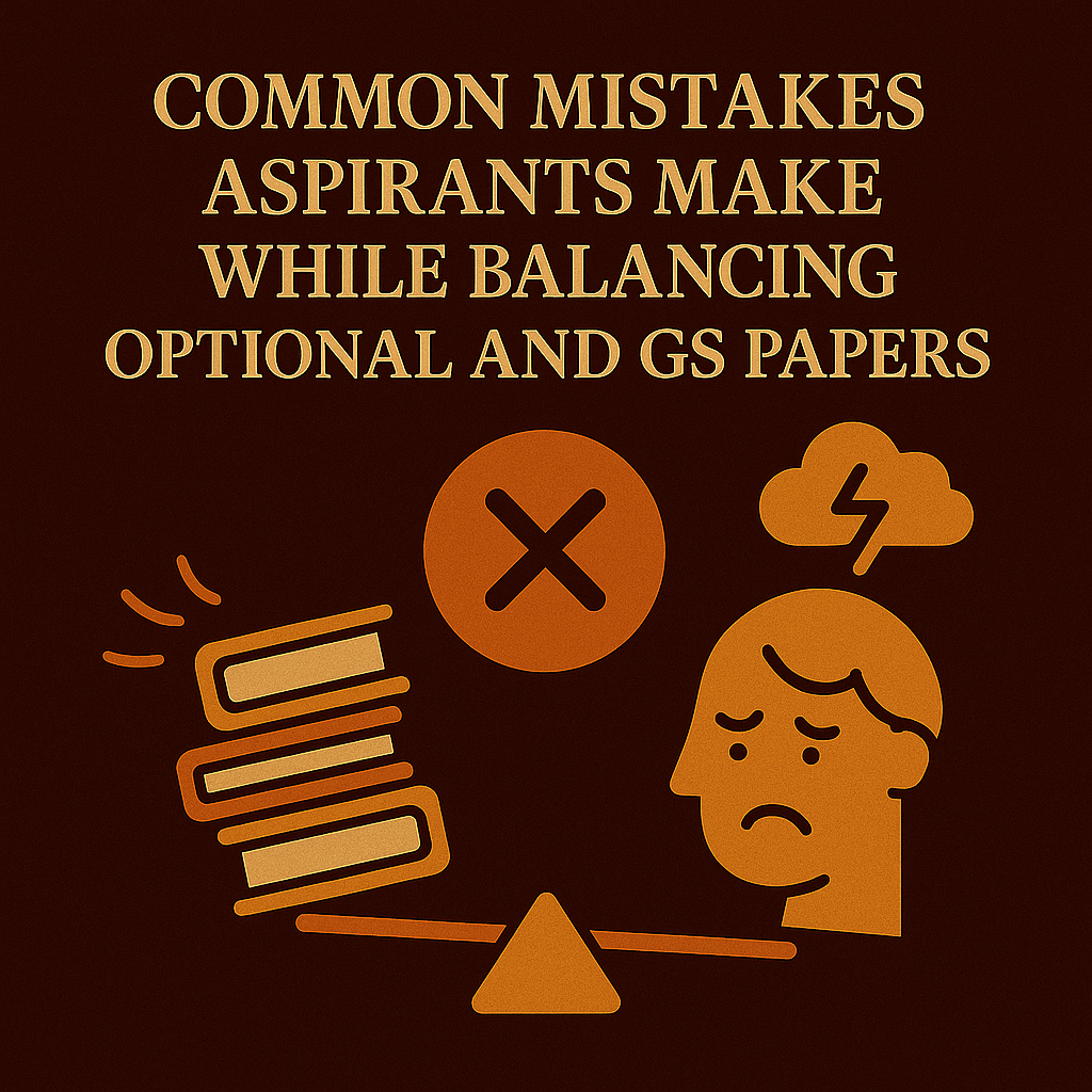 Common Mistakes Aspirants make