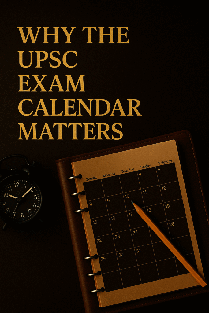 UPSC Exam Calendar