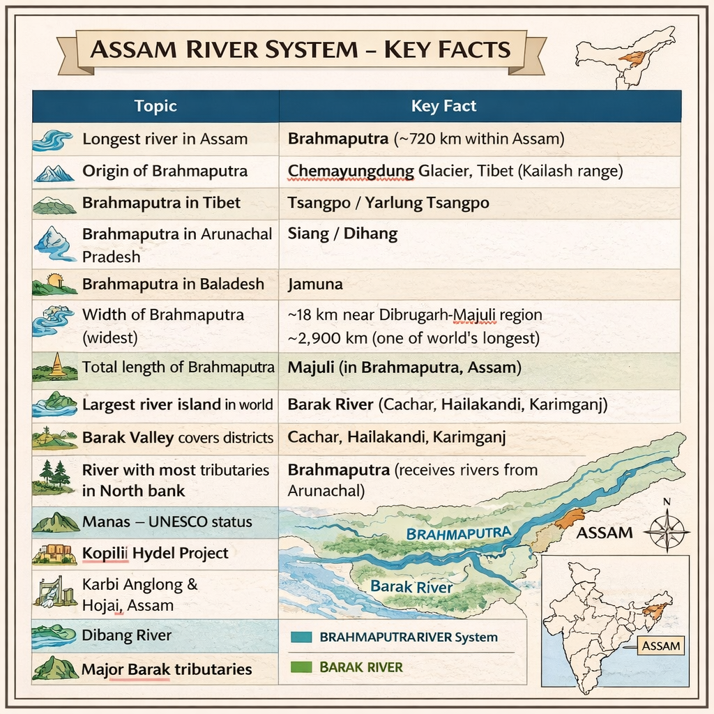 Rivers of Assam