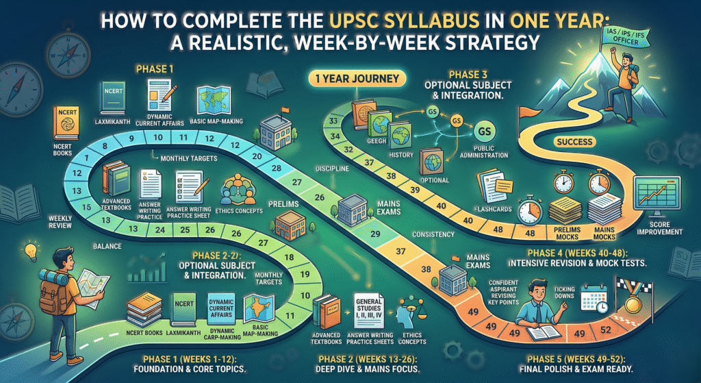 UPSC syllabus in one year