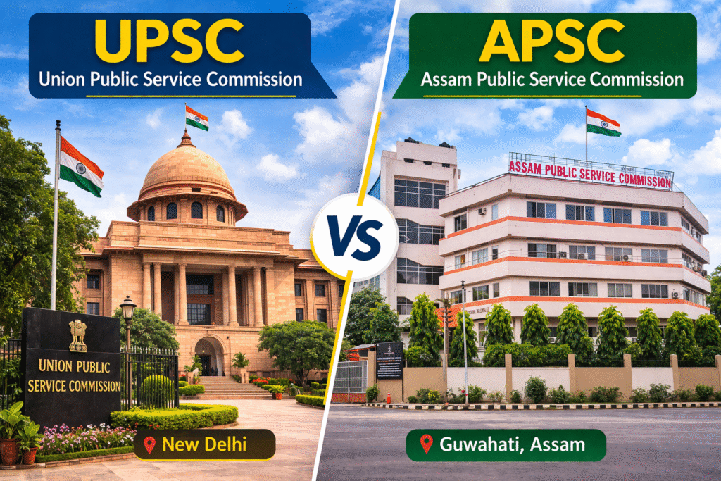 UPSC vs APSC building