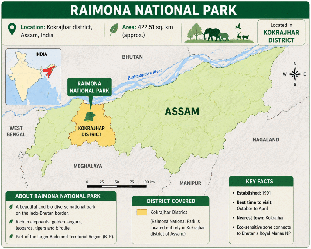 Raimona National Park of Assam