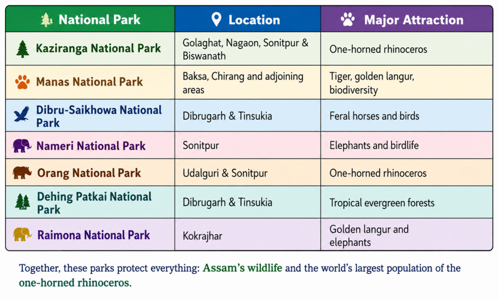 National Park of Assam